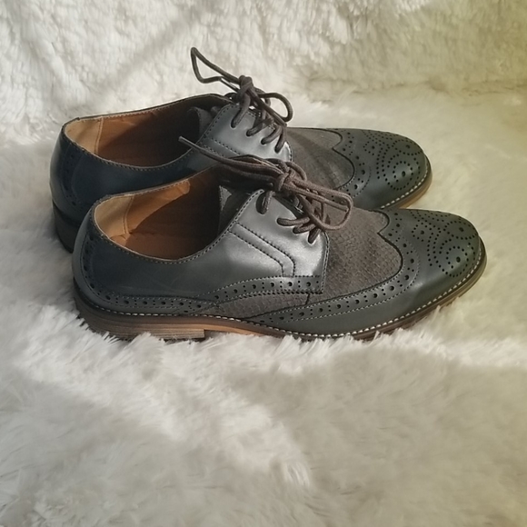 Bar III Mens Striker Gray Wing Tip Oxfords main image 12